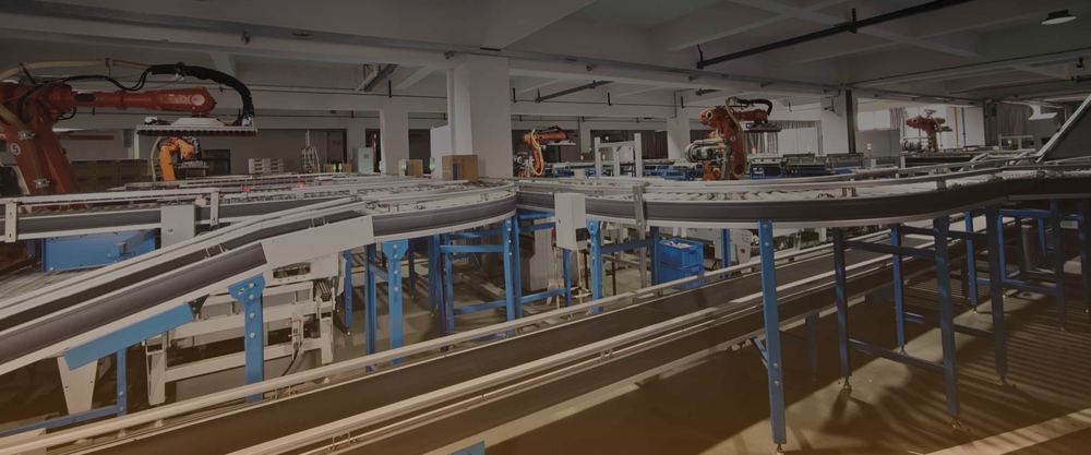 Assembly line in a small appliance factory